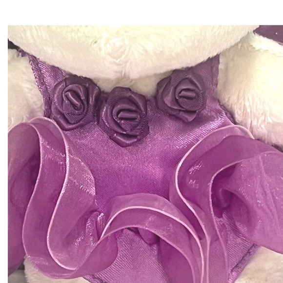 Vintage Thomas Goletz Diddl Maus Diddlina ballerina‎ mouse Purple plush Depesche - Picture 6 of 16